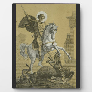 Saint George Patron of England Plaque