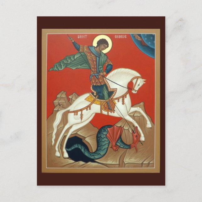 Saint George Prayer Card (Front)