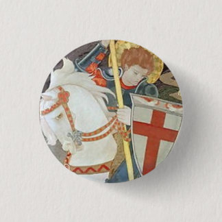 Saint George Slaying the Dragon 1 Inch Round Button
