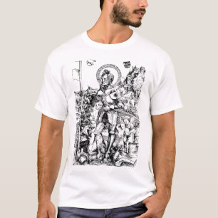 Saint George Standing with Two Angels T-Shirt