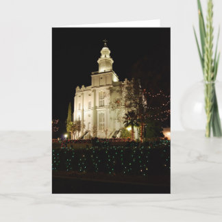 Saint George Temple Christmas Card