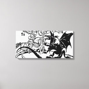 Saint George & The Dragon Canvas Print
