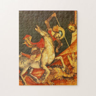 Saint George's Battle with the Dragon Jigsaw Puzzle