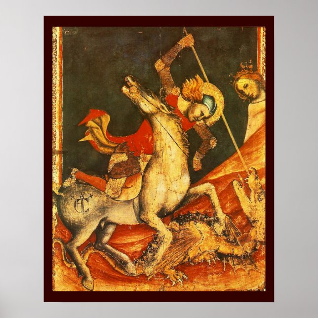 Saint George's Battle with the Dragon Poster (Front)