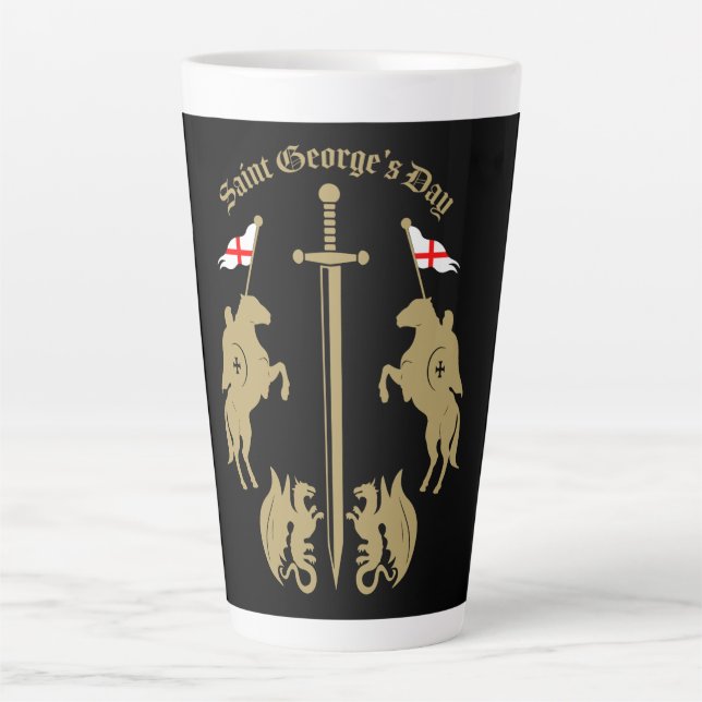 Saint George's Day Latte Mug (Front)