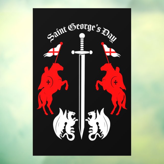 Saint George's Day Window Cling (Sheet 3)