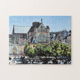Saint Germain l'Auxerrois Claude Monet Jigsaw Puzzle