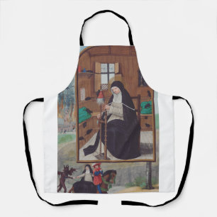 Saint Gertrude of Helfta by Simon Bening Apron