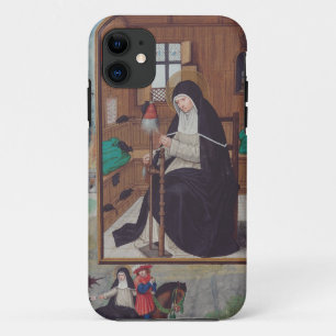 Saint Gertrude of Helfta by Simon Bening iPhone 11 Case