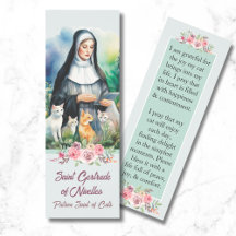 Saint Gertrude Personalized Prayer for Cats
