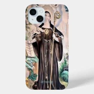 Saint Gertrude the Great iPhone 15 Mini Case