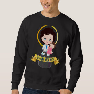 Saint Gianna Beretta Molla Patron Catholic Doctor Sweatshirt