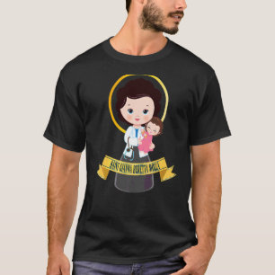 Saint Gianna Beretta Molla Patron Catholic Doctor  T-Shirt
