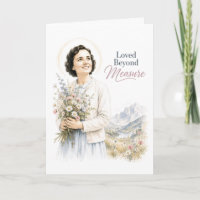 Saint Gianna Molla Catholic Birthday Card