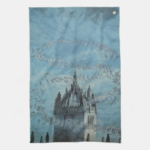 Saint Giles - His Bells by Charles Altamont Doyle Kitchen Towel