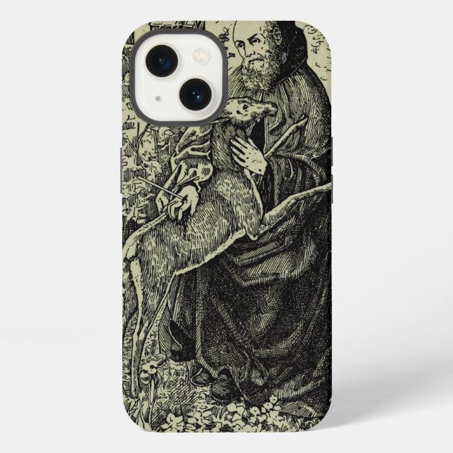 Saint Giles the Hermit iPhone Case (Back)