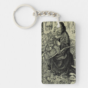 Saint Giles the Hermit Keychain