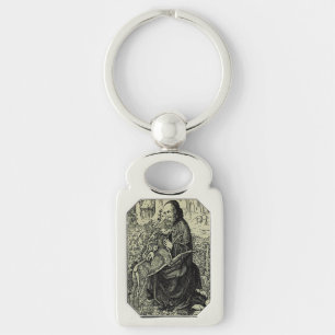 Saint Giles the Hermit Keychain
