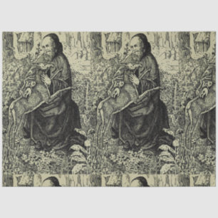 Saint Giles the Hermit Tissue Paper