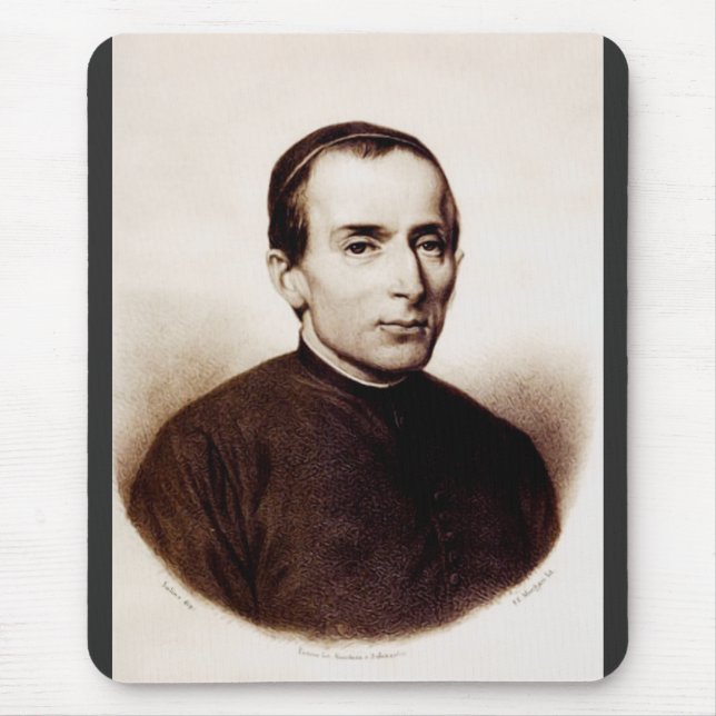 Saint Giuseppe Cafasso Franciscan Priest Mouse Pad (Front)