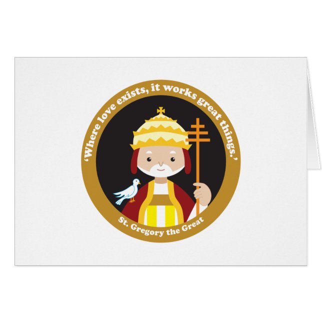 Saint Grégoire le Grand (Devant horizontal)