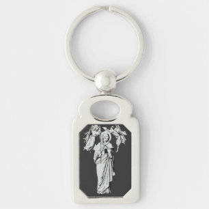 Saint Gudula of Brabant Keychain