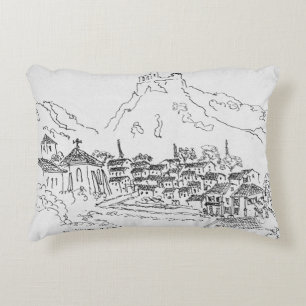 Saint-Guilhem-Le-Desert, France Accent Pillow