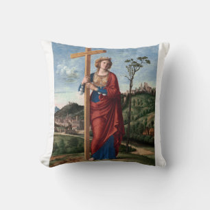Saint Helena by Cima da Conegliano Throw Pillow