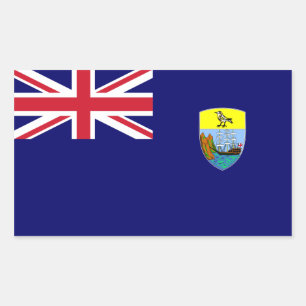 Saint Helena Flag. Britain, British Overseas Sticker