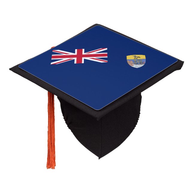 Saint Helena Flag Graduation Cap Topper (Angled)