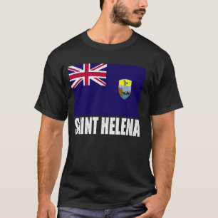 Saint Helena Flag Grunge Vintage Souvenir Saint He T-Shirt