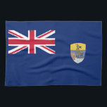 Saint Helena Flag Kitchen Towel<br><div class="desc">Patriotic flag of Saint Helena.</div>