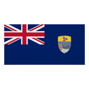 Saint Helena Flag Poster