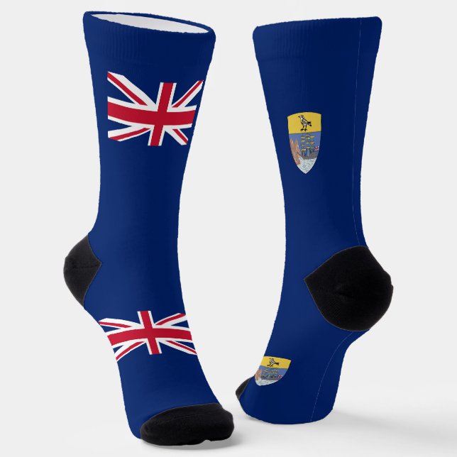 Saint Helena Flag Socks (Angled)