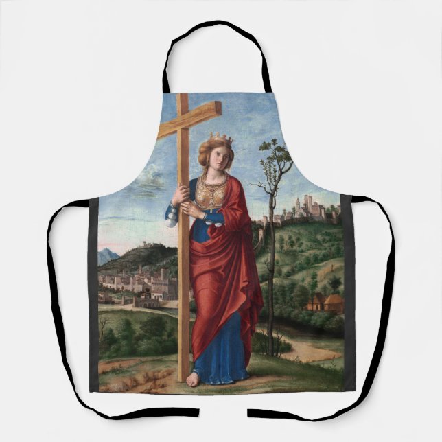 Saint Helena with the True Cross Sacred Art Apron (Front)
