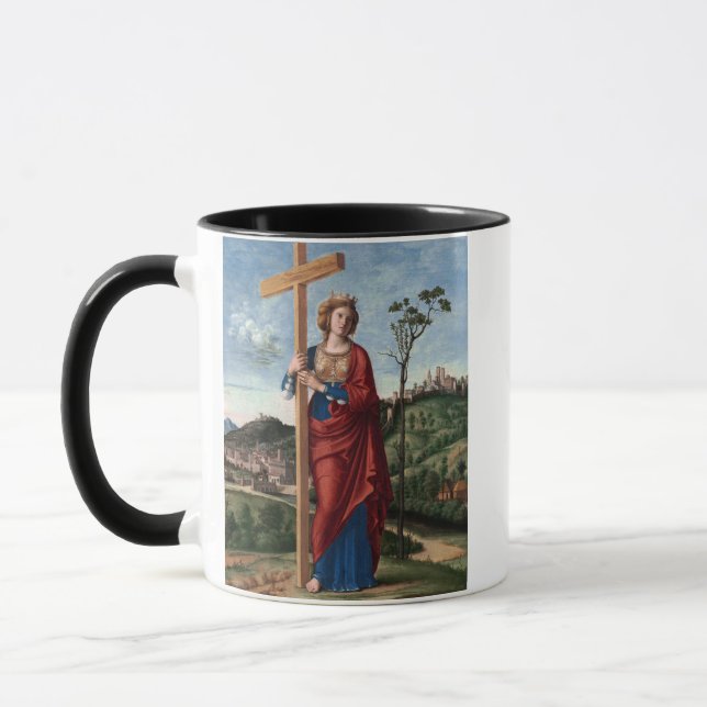 Saint Helena with the True Cross Sacred Art Mug (Left)