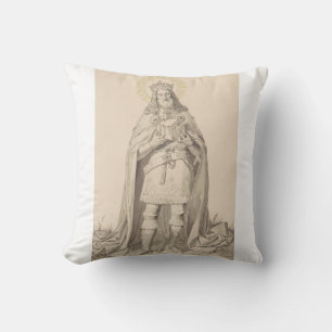 Saint Henry II the Holy Roman Emperor Throw Pillow
