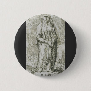 Saint Hildegard of Bingen 2 Inch Round Button