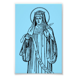 Saint Hildegard of Bingen Doctor of the Church Photo Print