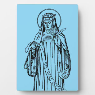 Saint Hildegard of Bingen Doctor of the Church Plaque