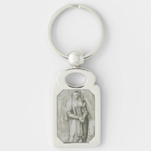 Saint Hildegard of Bingen Keychain