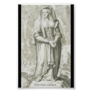 Saint Hildegard of Bingen Photo Print