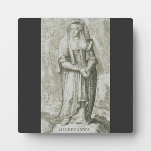 Saint Hildegard of Bingen Plaque