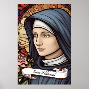 Saint Hildegard of Bingen Poster