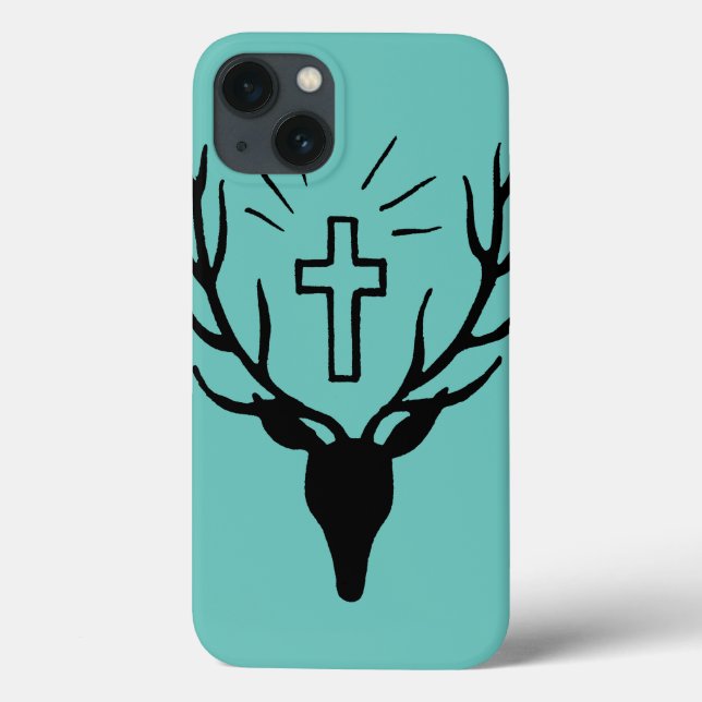 Saint Hubert's Stag Case-Mate iPhone Case (Back)