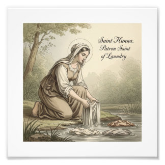 Saint Hunna, Patron Saint of Laundry Photo Print