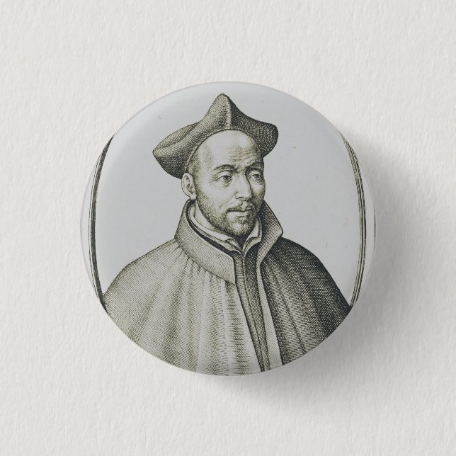 Saint Ignatius of Loyola 1 Inch Round Button (Front)