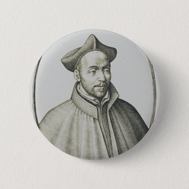 Saint Ignatius of Loyola 2 Inch Round Button (Front)