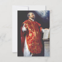 Saint Ignatius of Loyola Holy Card