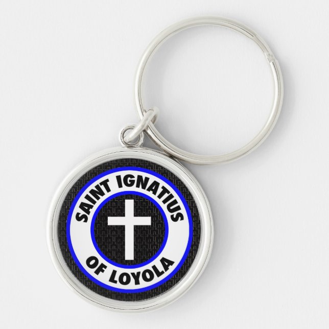 Saint Ignatius of Loyola Keychain (Front)
